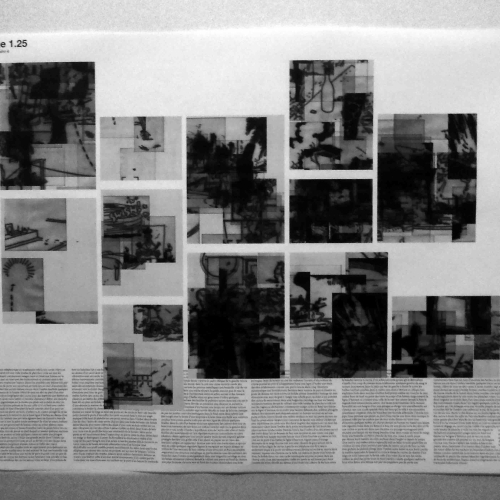 Revue 1.25 numéro 4 : douze dessins impression jet d'encre sur papier Ingres format 50x65cm.